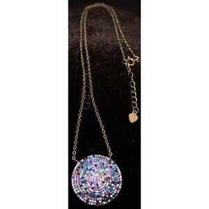 Anatolia Special Design Turkish Multi Color 925 Sterling Silver Round Necklace
